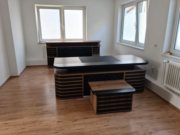 INLINE Büromöbel-Set, 240 cm, K. Mese / Schwarz - 4