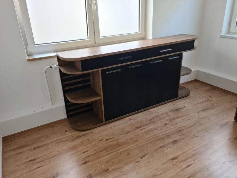 INLINE Büromöbel-Set, 240 cm, K. Mese / Schwarz - 7