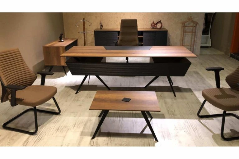 Stark Büromöbel-Set – Barok/schwarz – Ansicht 3