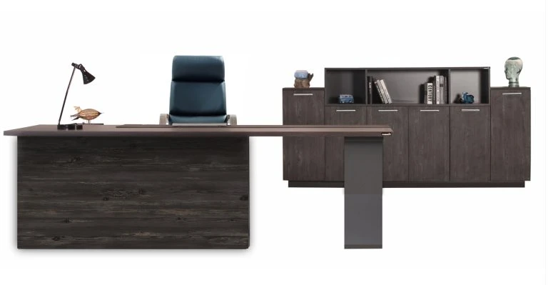MERCURE PLUS M Büromöbel-Set, L-Form rechts / Beige-Anthrazit - 5