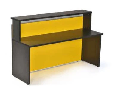 Dora Empfangstresen 200 cm Gelb/Anthrazit - 1