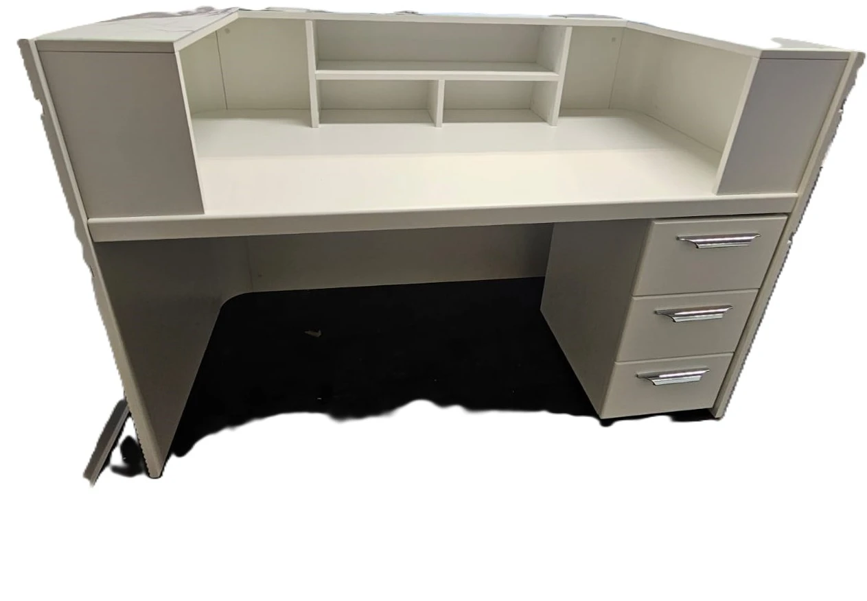 Excelance-Mini Empfangstresen, 160 cm, weiß – Ansicht 2