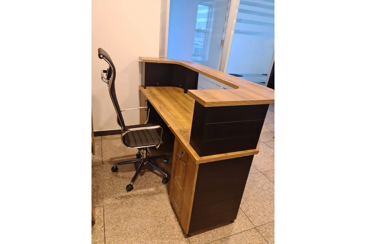 Klass Empfangstresen, Eiche, 200 cm - 2