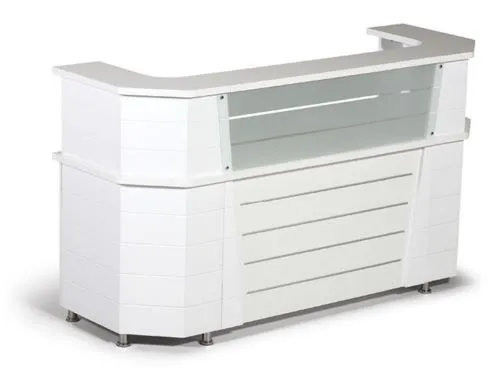 Klass Empfangstresen, weiß, 180 cm