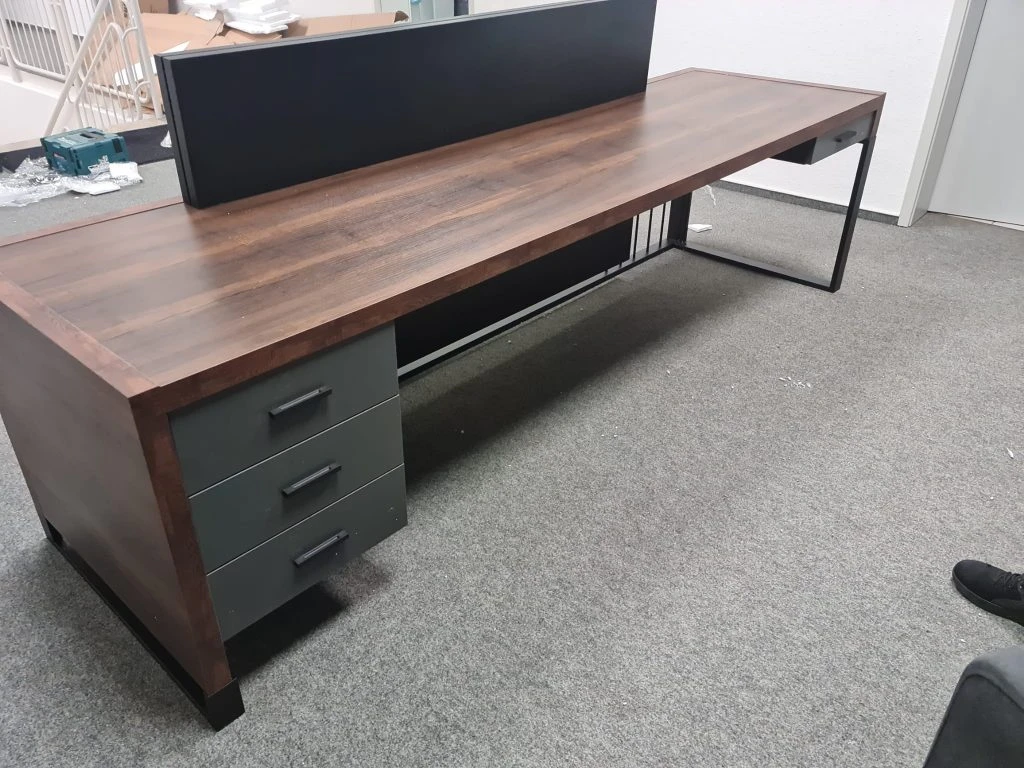 Prime Empfangstresen, Nussbaum, 280 cm - 4