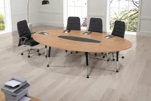 Beril Konferenztisch Oval 350 cm
