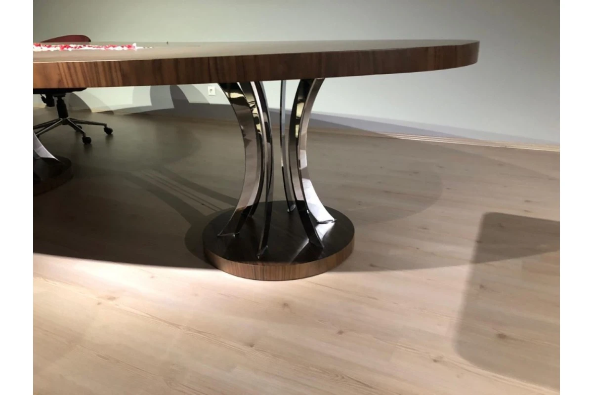 Craft Konferenztisch 500 cm, mit abgerundeter Kante - 1