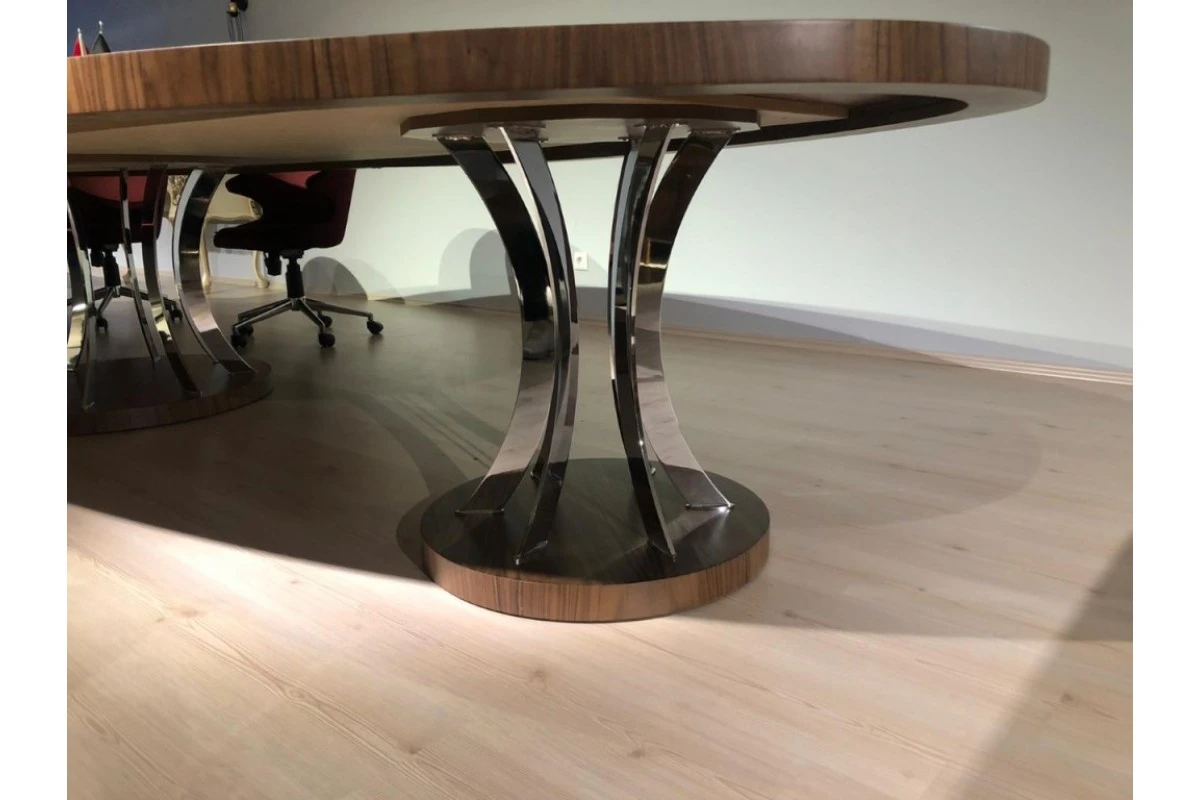 Craft Konferenztisch 500 cm, mit abgerundeter Kante - 6