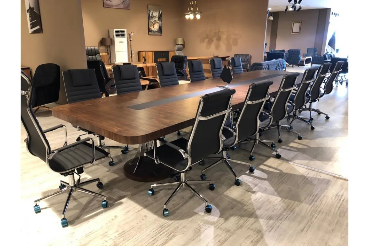 Craft Konferenztisch 500 cm, mit abgerundeter Kante