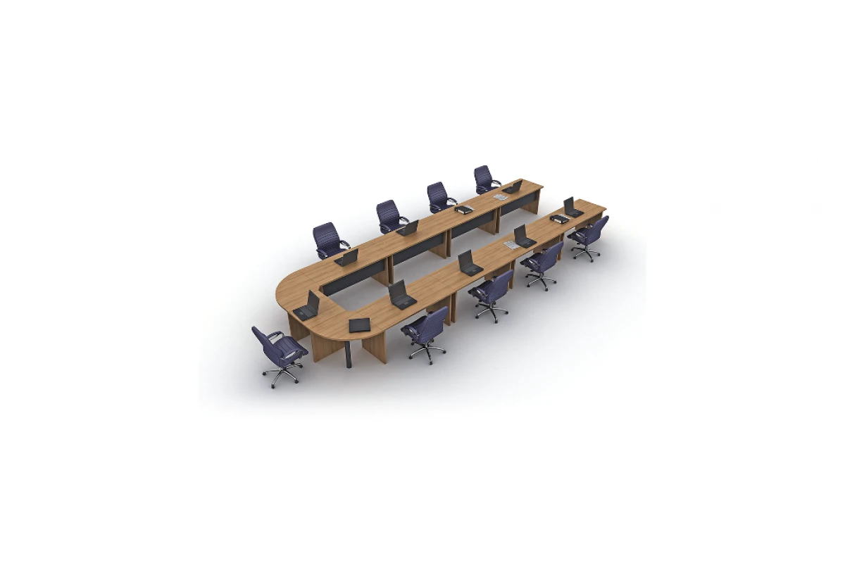 Efor Konferenztisch, U-Form, Stellfläche 350 x 220 cm - 2