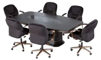 Excelance Konferenztisch, 260 cm schwarz