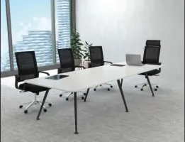 Inter Toplanti Konferenztisch – weiß, 240 cm, 4 Tischbeine