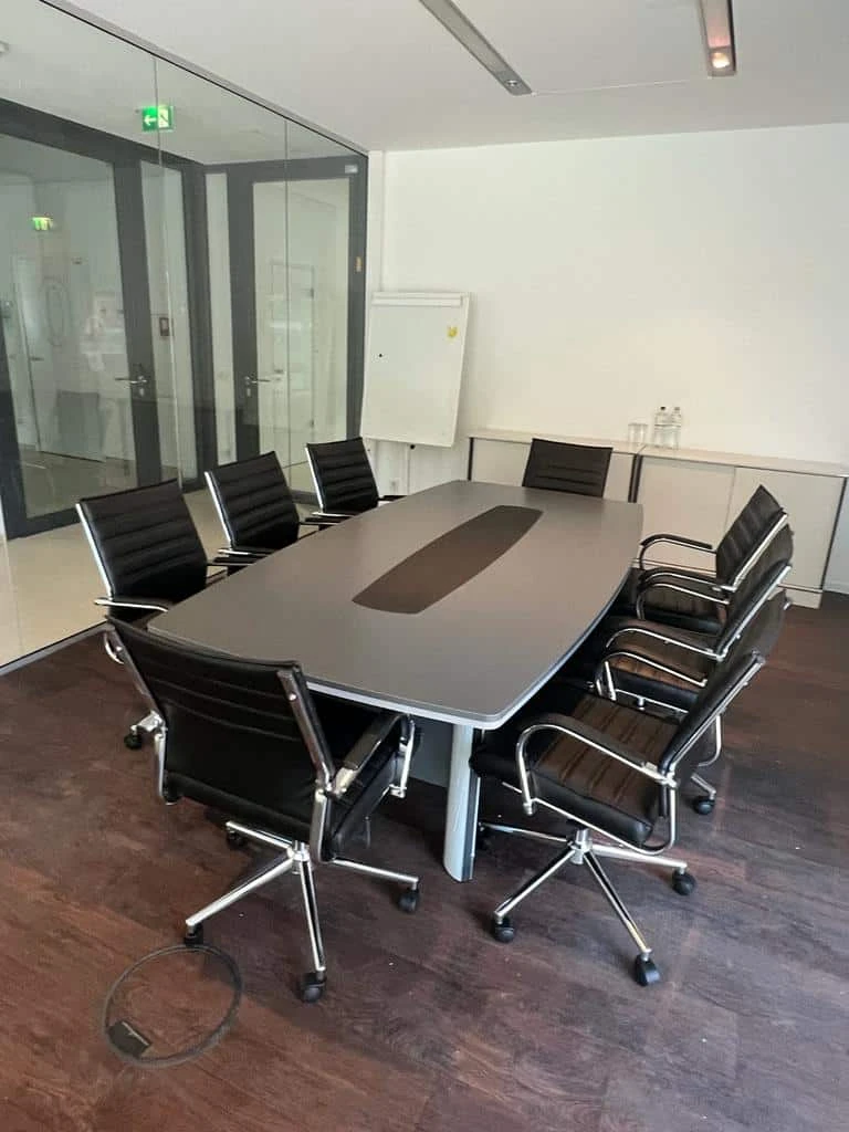 Morina Konferenztisch, 240 cm, anthrazit/weiss - 2