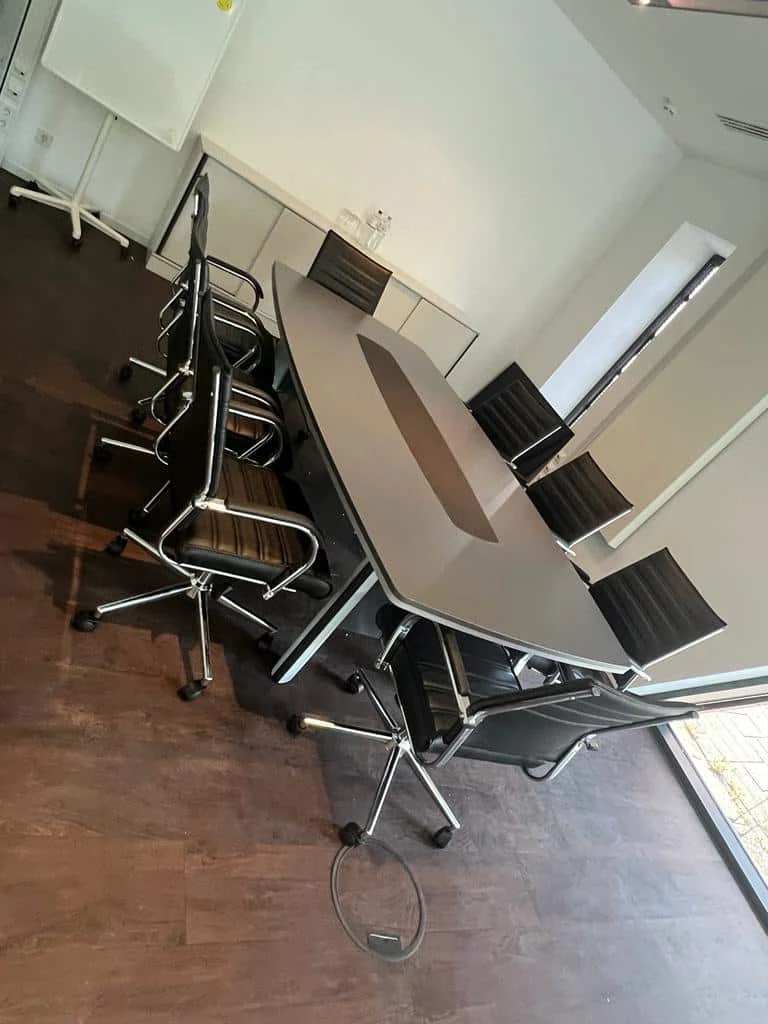 Morina Konferenztisch, 240 cm, anthrazit/weiss - 4