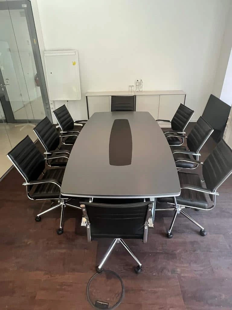 Morina Konferenztisch, 240 cm, anthrazit/weiss - 6