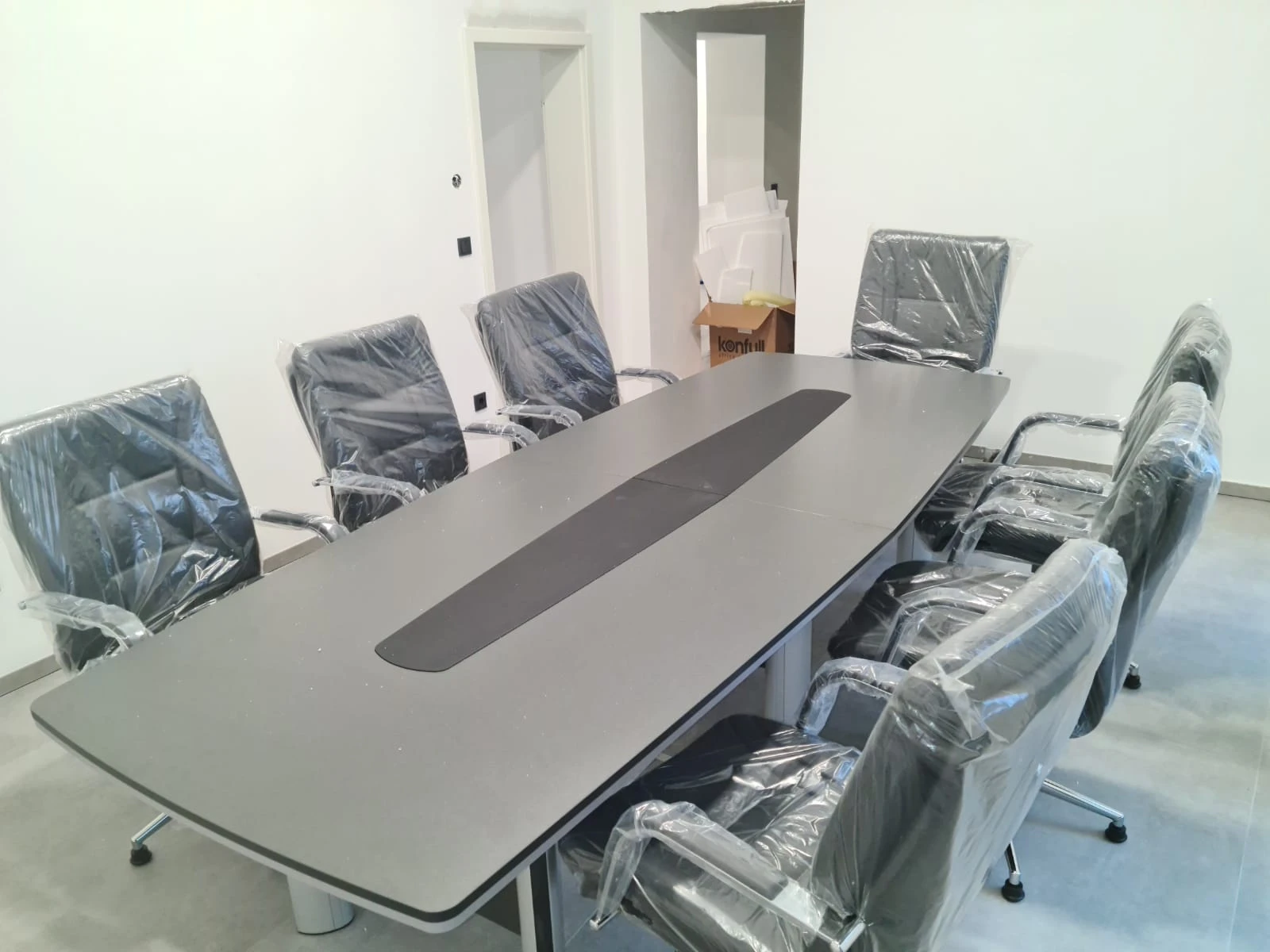 Morina Konferenztisch, 300 cm ANTHRAZIT - 6