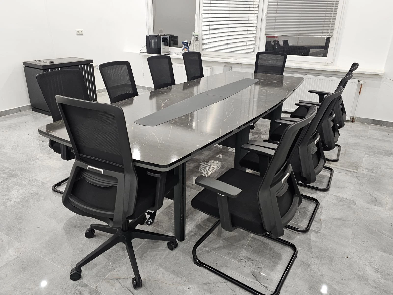 Morina Konferenztisch, 300 cm Granit Dekor - 2