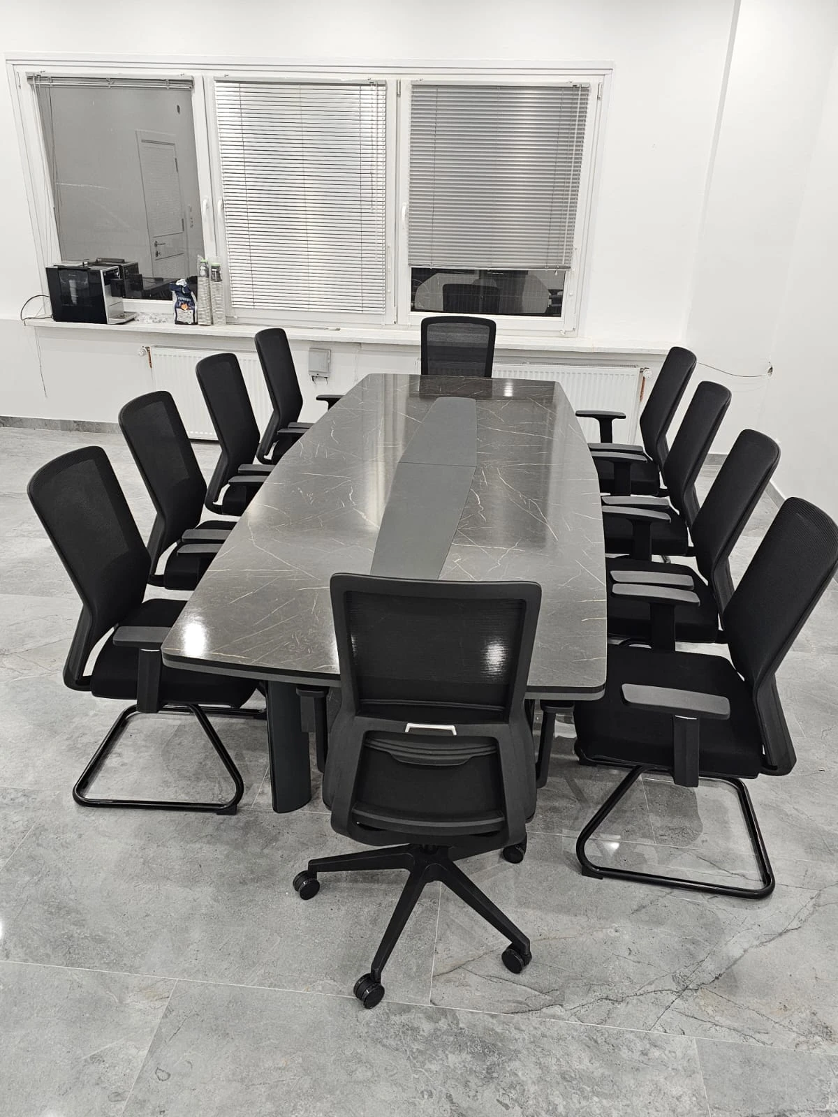 Morina Konferenztisch, 300 cm Granit Dekor - 3