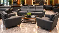 BOON M Couch-Set anthrazit