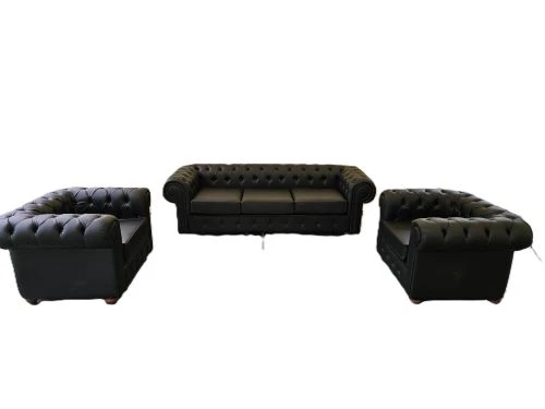 Chester Couch – Set , schwarz matt - 5