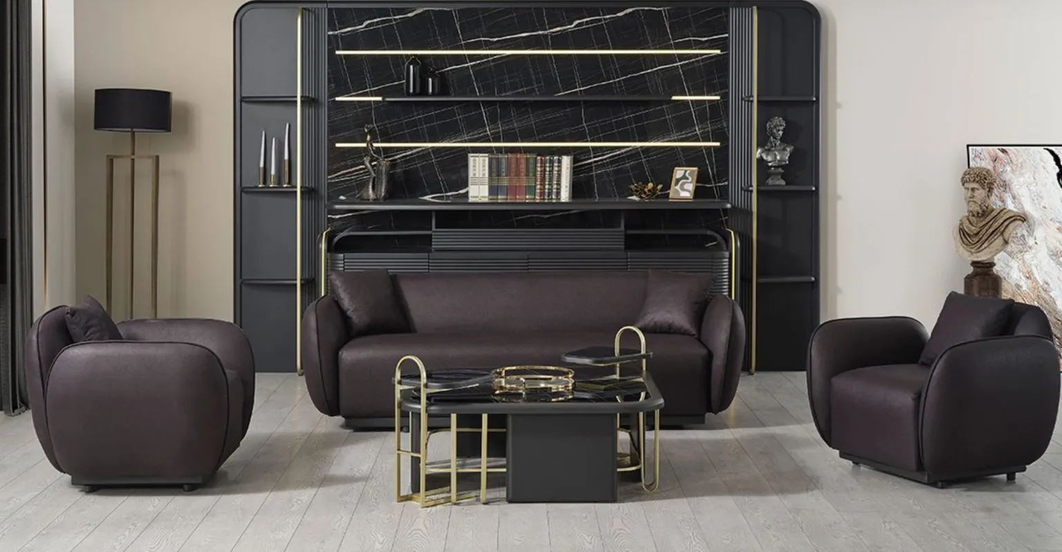 WOGUE VIP Couch-Set 3 TEILE