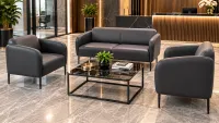 Livia Couch-Set  Anthrazit
