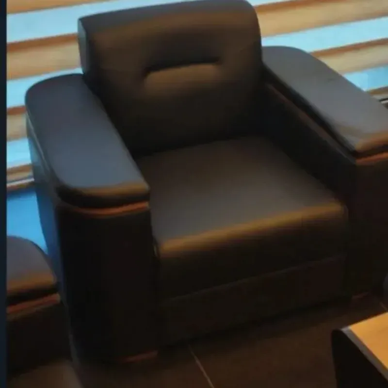 New Diamond Couch-Set, schwarz-braun - 1