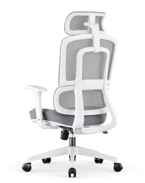 A008-1 Boss Sessel mit hoher Rückenlehne-grau – Ansicht 3