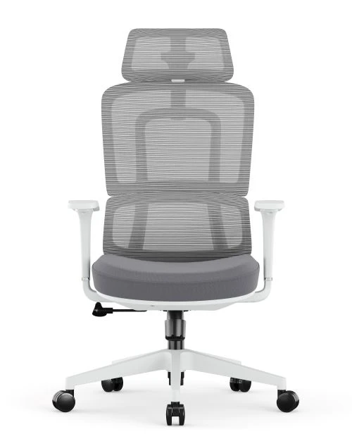 A008-1 Boss Sessel mit hoher Rückenlehne-grau – Ansicht 4