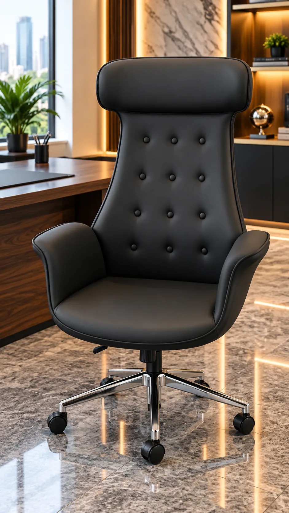 PARS M Chefsessel – schwarz