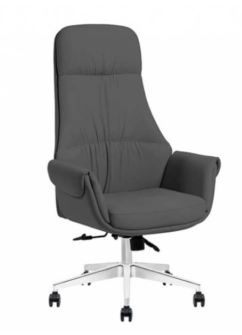VEGA Managersessel mit Rollen, Anthrazit-Silber – Ansicht 3