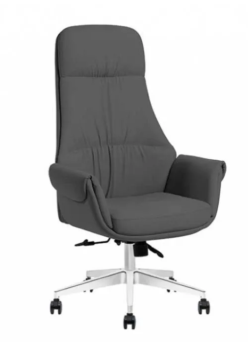 VEGA Managersessel mit Rollen, Anthrazit-Silber – Ansicht 2