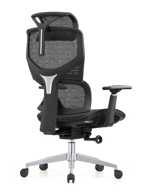 A669L Ergonomischer Bürostuhl -schwarz - 4