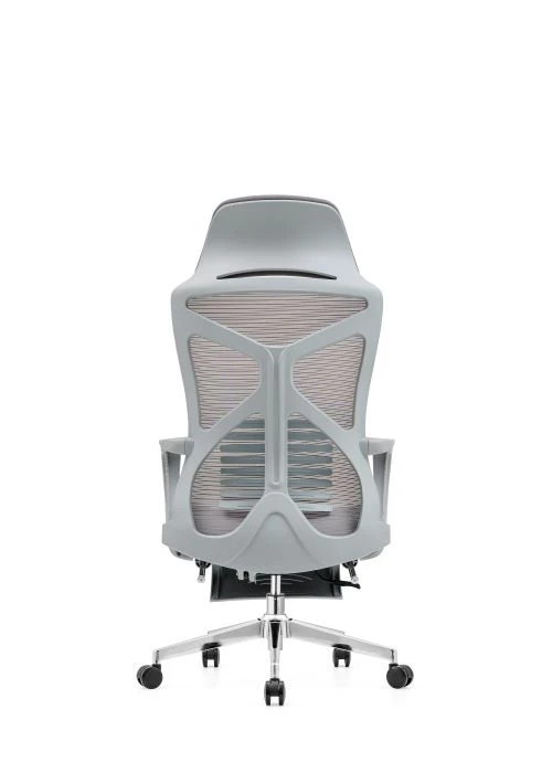 K269-2 Ergonomischer Bürostuhl mit hoher Rückenlehne-grau - 5