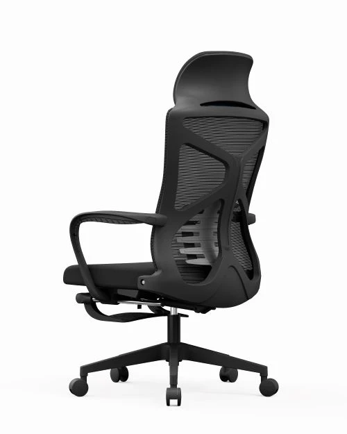 K269 Ergonomischer Bürostuhl mit hoher Rückenlehne-schwarzK269 Ergonomischer Bürostuhl mit hoher Rückenlehne-schwarz - 2