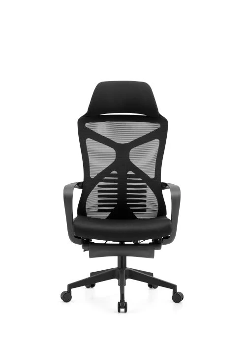 K269 Ergonomischer Bürostuhl mit hoher Rückenlehne-schwarzK269 Ergonomischer Bürostuhl mit hoher Rückenlehne-schwarz - 3