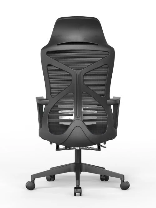K269 Ergonomischer Bürostuhl mit hoher Rückenlehne-schwarzK269 Ergonomischer Bürostuhl mit hoher Rückenlehne-schwarz - 4